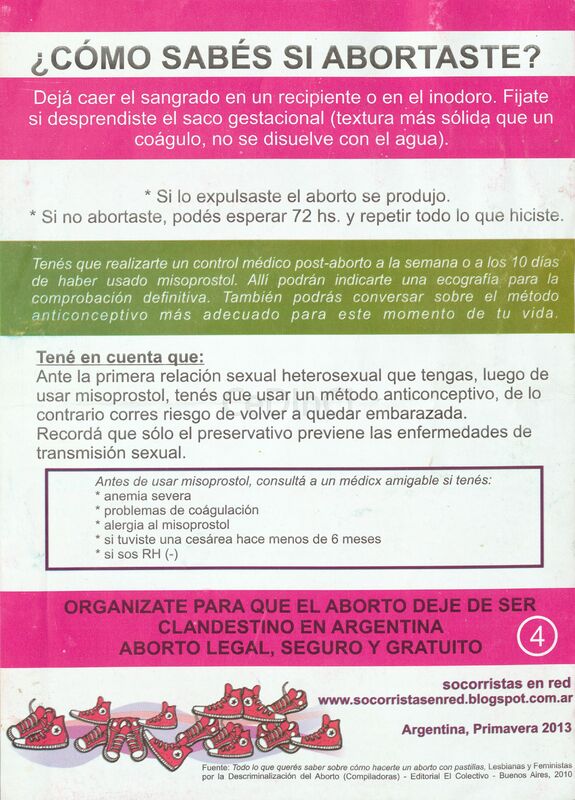 Misoprostol Pastillas